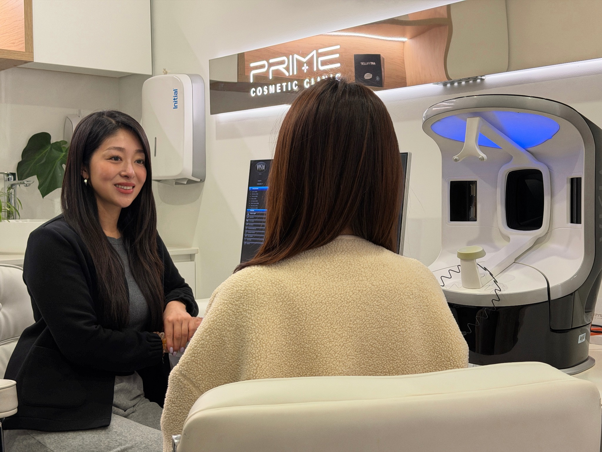 Premium skin treatment campaign image